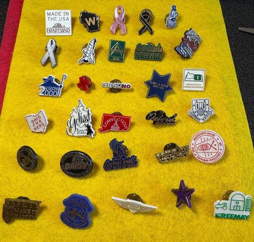 Job lot pin badges bulk - job, 30