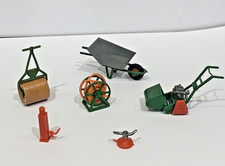 ZC311:  Britains Vintage Rare Floral Garden Equipment x 6 pieces