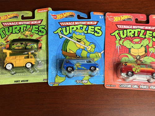 Hot wheels tmnt diecast van - wheels,
