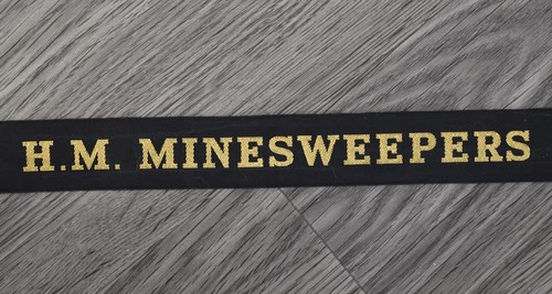 Royal navy cap tally - tally, ribbon