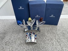 Swarovski Crystal Mini  Tulips and Larger Tulips- Boxed