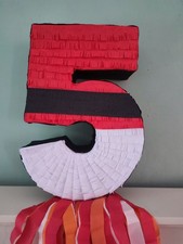 Number 5 Blank Pinata Create