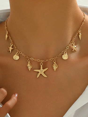 Bohemian sea star shell - star, turtle