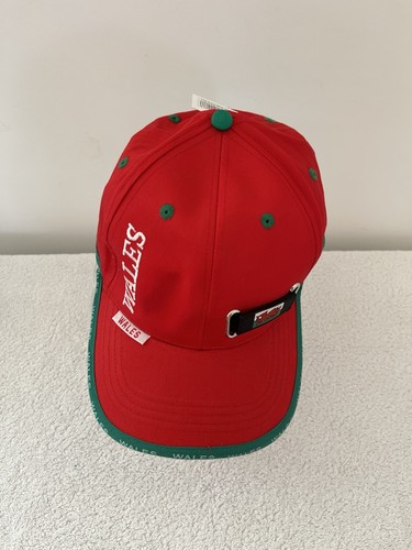 Red wales embroidered baseball - red,