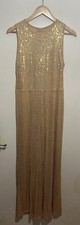 Women’s Gold  Sequin Jumpsuit Size Large