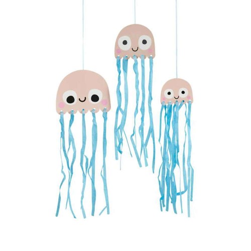 Hanging jellyfish decorations - hanging,