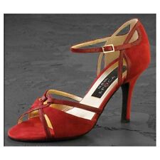 Nueva Epoca by Werner Kern Milenia Ladies Red Tango Latin Dance Shoes - Size 7½
