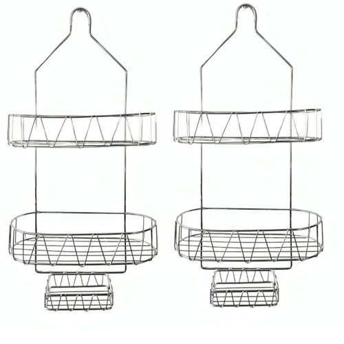Tier chrome hanging bathroom - chrome,