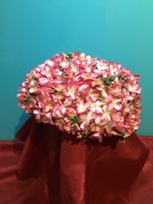 Vintage ladies pink flowered