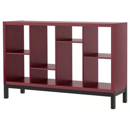 Ikea shelving unit - unit, red