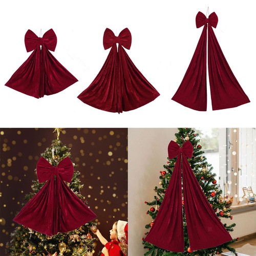 Red bow decor - bow, christmas