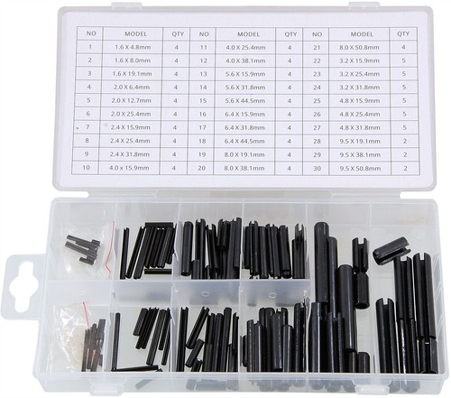 120pc roll pin set assorted - 120pc,