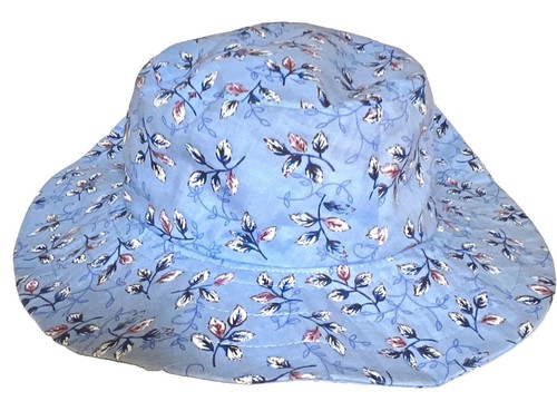 Tayberry blue floral - tayberry, 100%