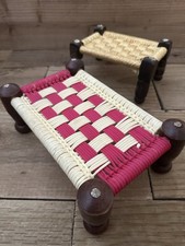 Handwoven Wooden Cot
