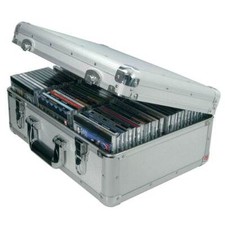 Aluminium flight case - aluminium, cd