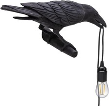 Resin Raven Bird Crow  Wall