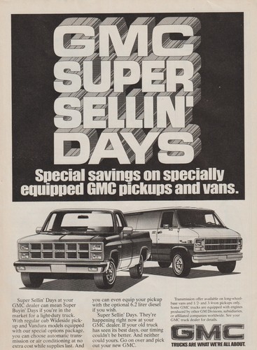 1982 gmc trucks wideside - 1982,