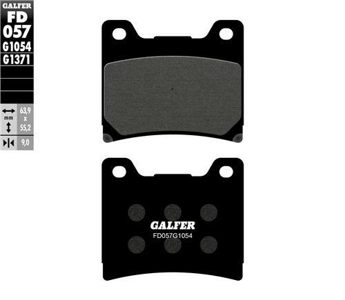 Pair brake pad galfer - pair,