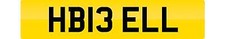 BELL NUMBER PLATE BELLS HB13
