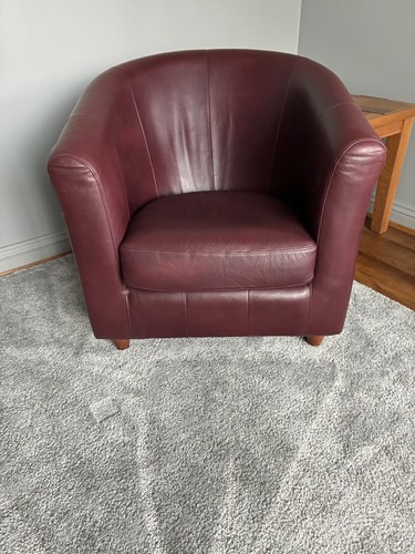 Tub chair brown burgundy - m&s,