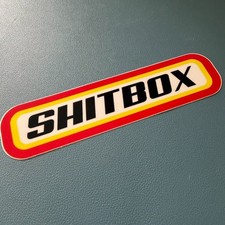 Shitbox Sticker - 16cm x 4cm -