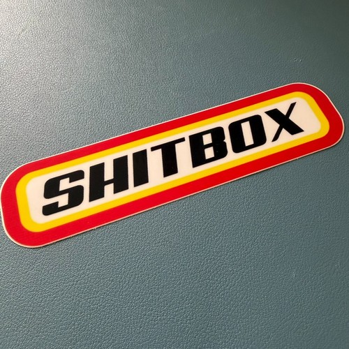 Shitbox sticker 16cm 4cm - shitbox,
