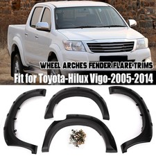 Wheel Arches Fender Flares Wide Body Kit For Toyota Hilux Vigo 2005-2014 Black