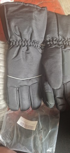 Gloves black thick - black,