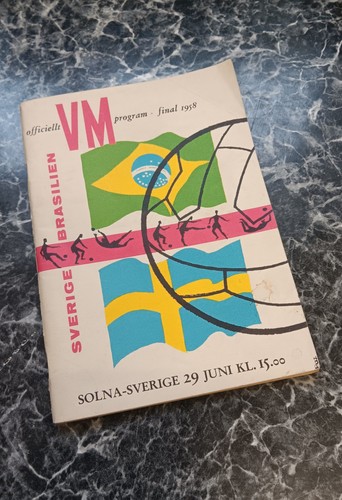 1958 world cup final programme - world,