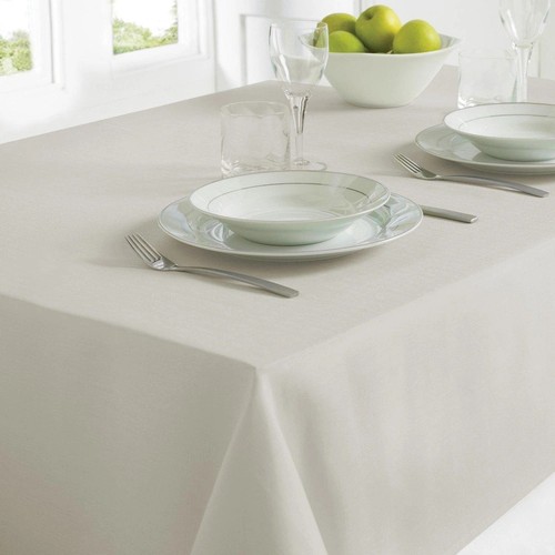 Linen look tablecloth dining - linen,