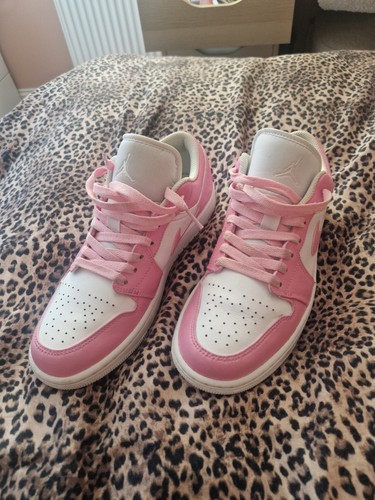 Custom pink jordans - pink,