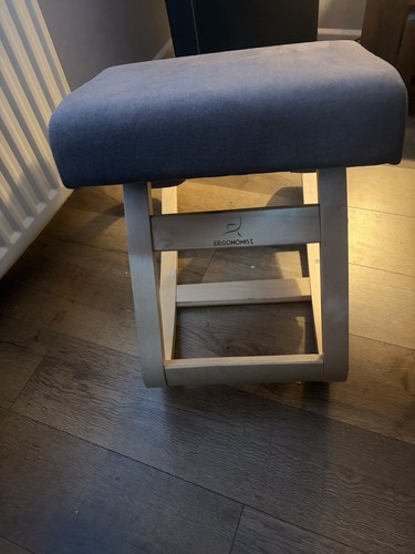 Grey ergonomic kneeling chair - ergonomic,
