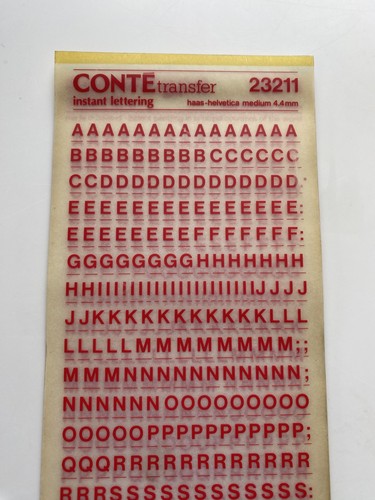 Conte normatype letters - normatype,