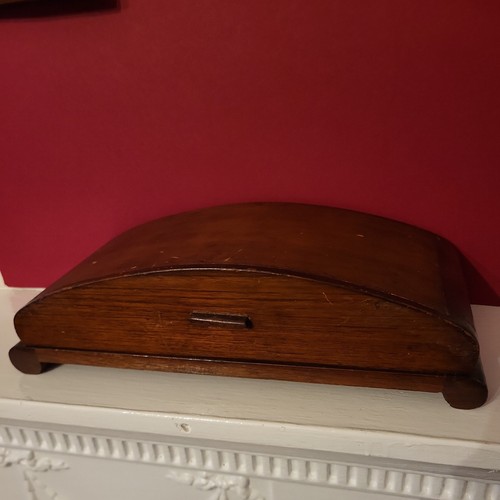 Antique wooden box with - wooden,