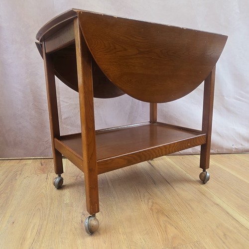 Vintage oak oval top - top, leaf