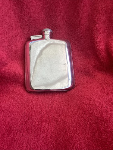Silver hip flask - hip, by