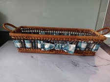 Lovely,  Vintage, Wicker ,bread Basket