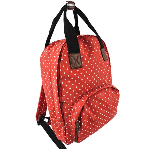 Red polka dot - red,