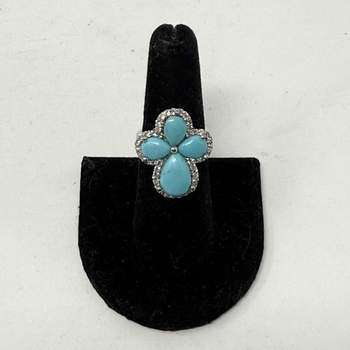 Sterling silver turquoise - silver,