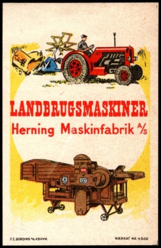 Vintage denmark poster - poster, stamp