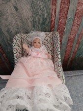 Dolls house baby wearing - dolls,