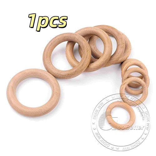 Natural wooden linking - wooden, rings
