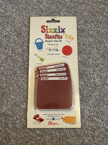 Sizzix sizzlits dies beach set - sizzix,