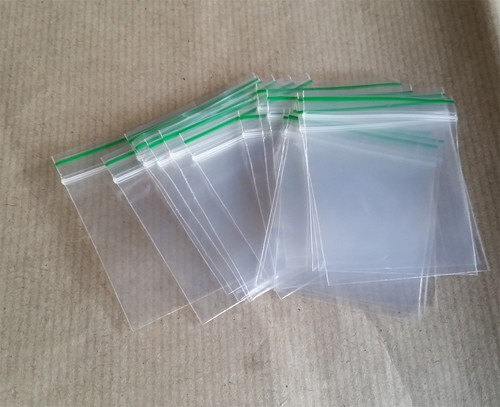 Clear poly plastic grip seal - clear,