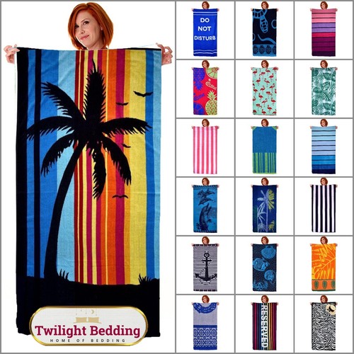 Large beach towels - large, cotton