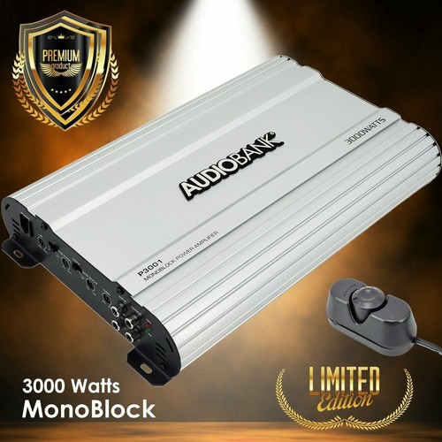 Audiobank monoblock 3000 - audiobank, watts