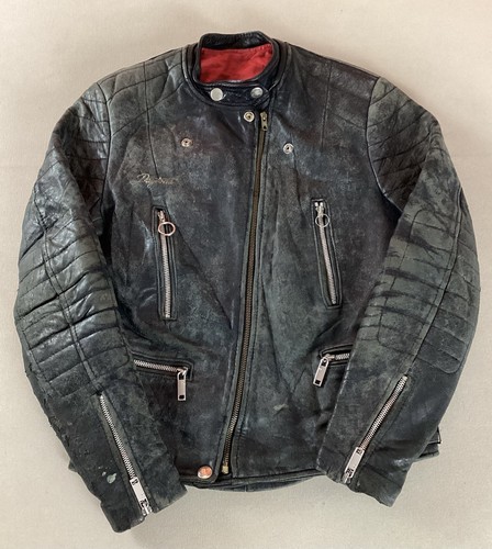 Vintage distressed leather - distressed,