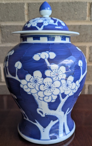 Vtg blue white chinese - vtg,