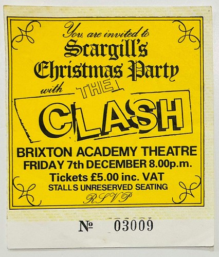 Clash original used concert - clash,