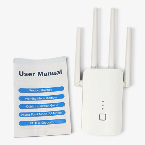 White wifi repeater range - white,